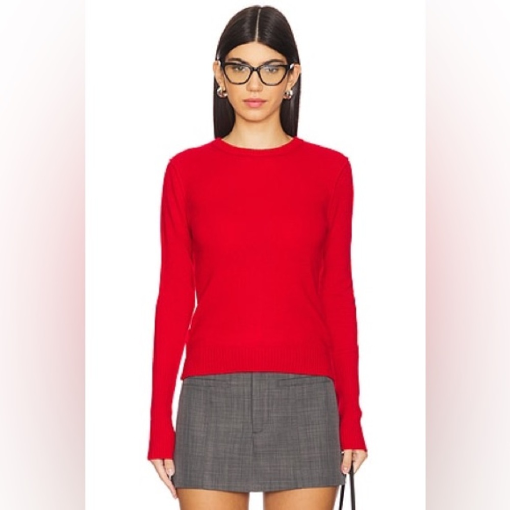 Ida Button Shoulder Solid Pullover Sweater - image 2